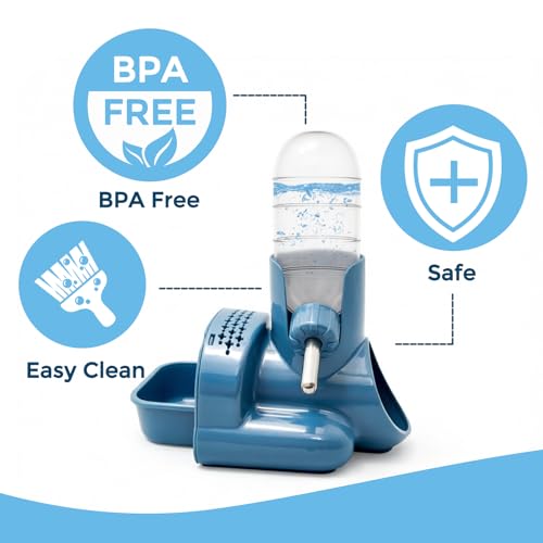 3-in-1 Hamster Water Bottle & Feeder Station