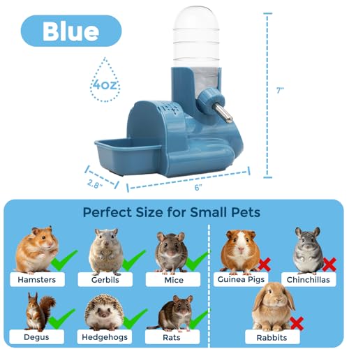 3-in-1 Hamster Water Bottle & Feeder Station