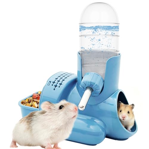 3-in-1 Hamster Water Bottle & Feeder Station