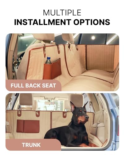 Premium Dog Car Hammock Seat Cover