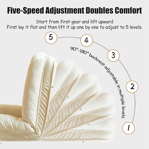 Foldable Human Dog Bed with Washable Cover