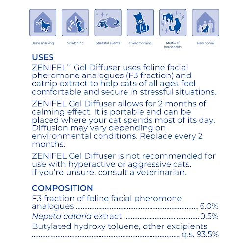 Cat Calming Gel Diffuser 2-Month Formula