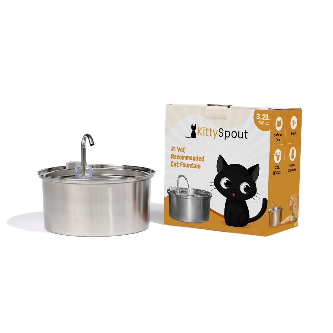 Stainless Steel Cat Water Fountain