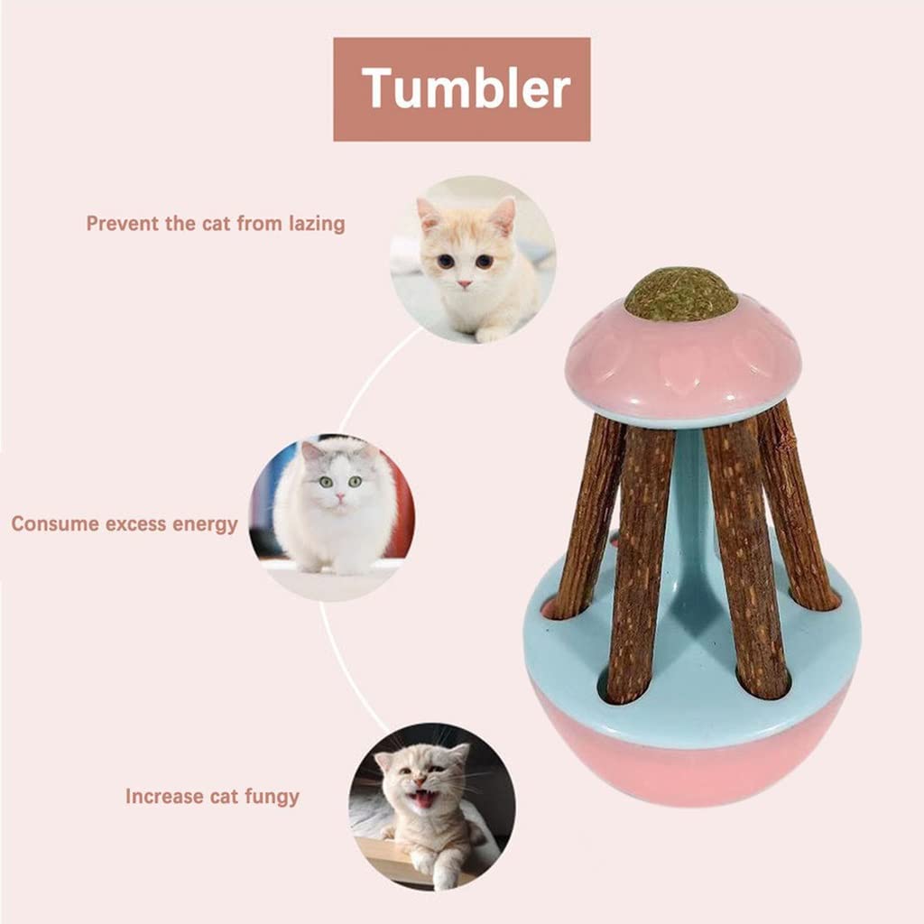 Multifunctional Catnip Tumbler Toy
