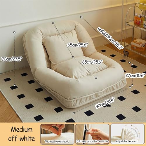 Foldable Human Dog Bed with Washable Cover