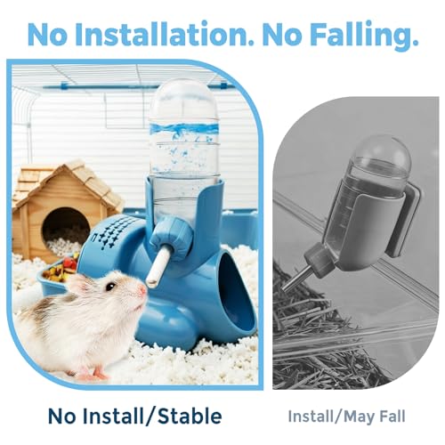 3-in-1 Hamster Water Bottle & Feeder Station