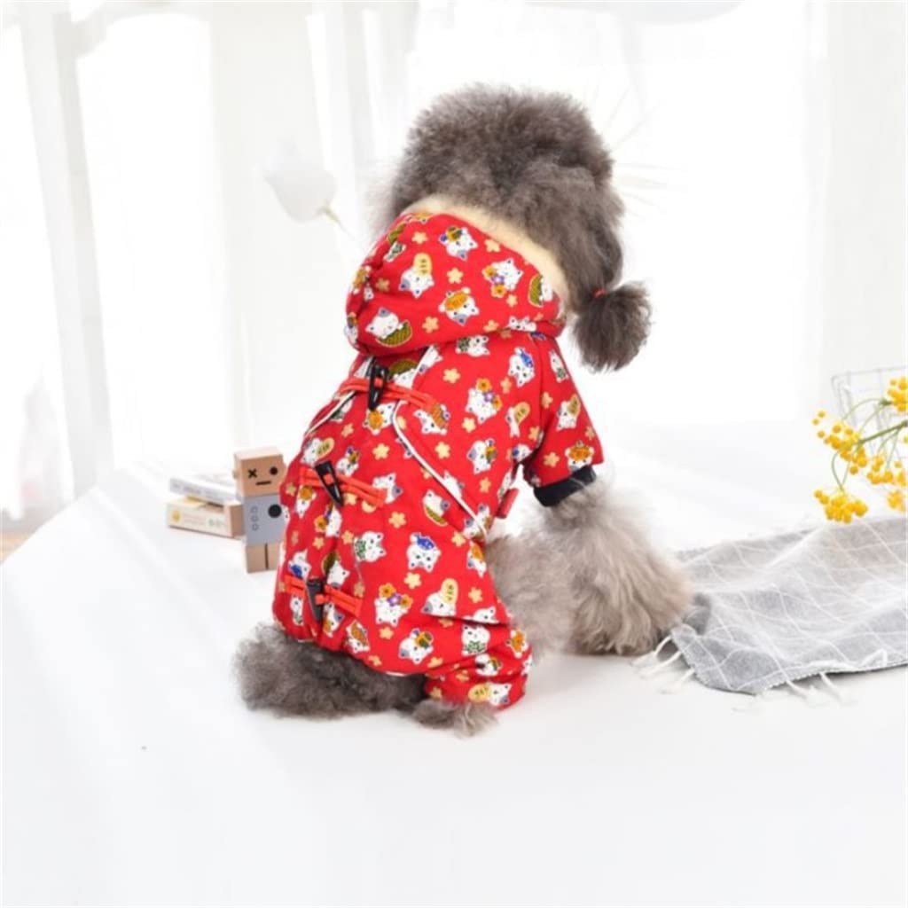 Winter Dog Jumpsuit Coat