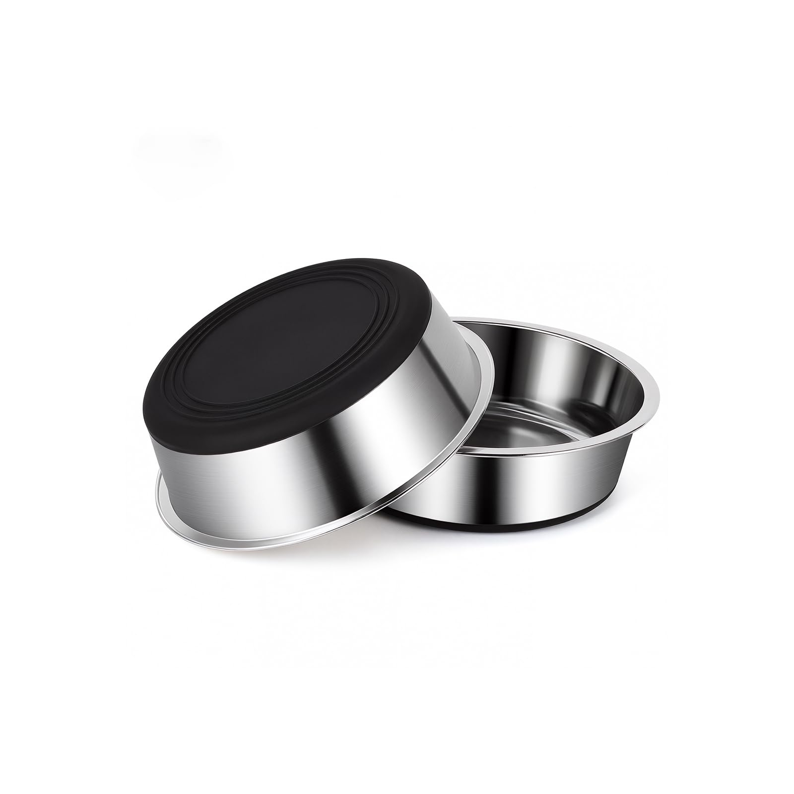 Heavy Duty Stainless Steel Dog Bowl with Non-Slip Base