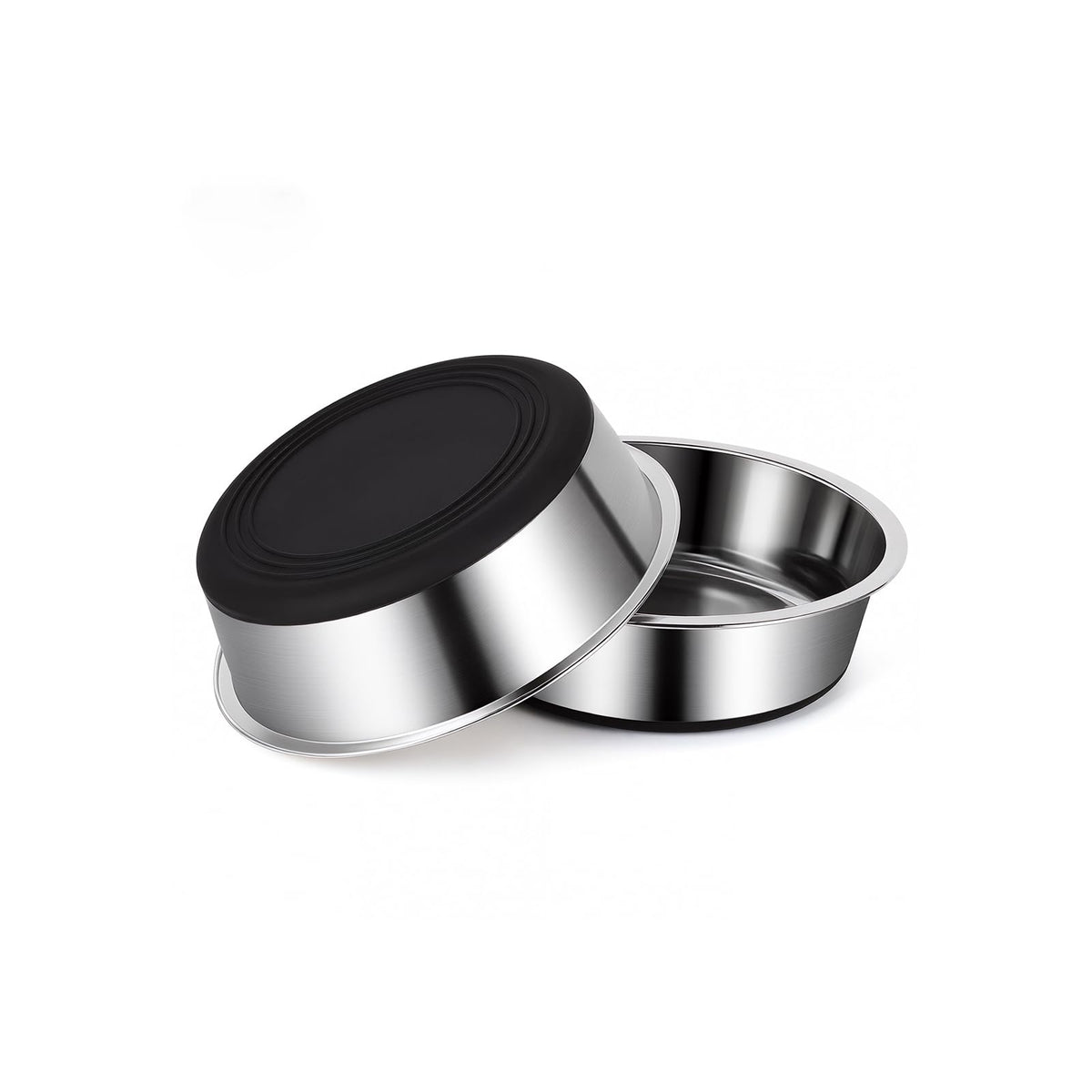 Heavy Duty Stainless Steel Dog Bowl with Non-Slip Base
