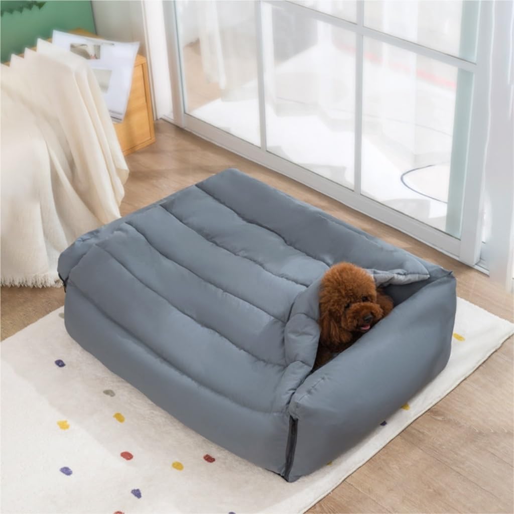 Warm Dog Bed with Roof