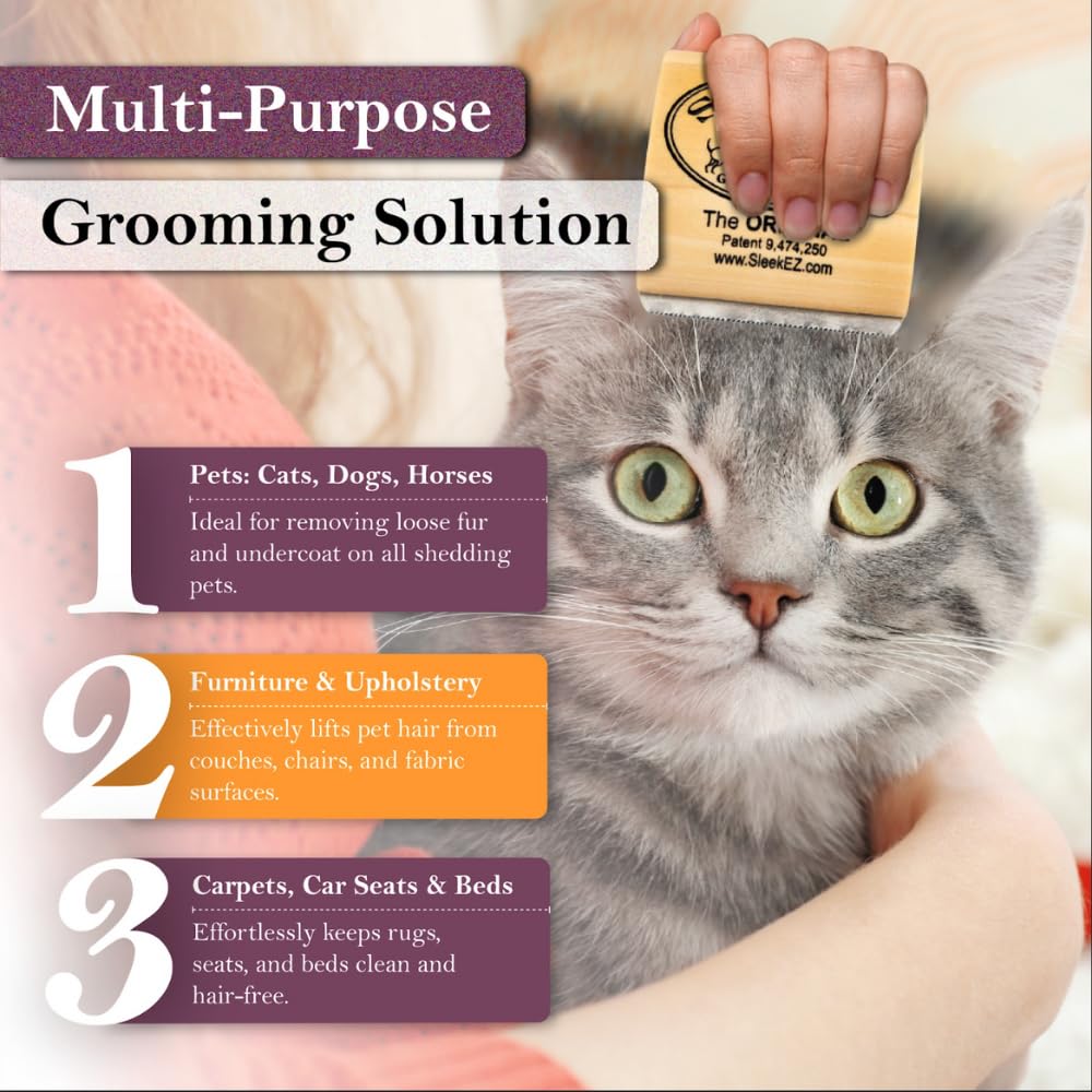 Pet Hair Removal Grooming Brush