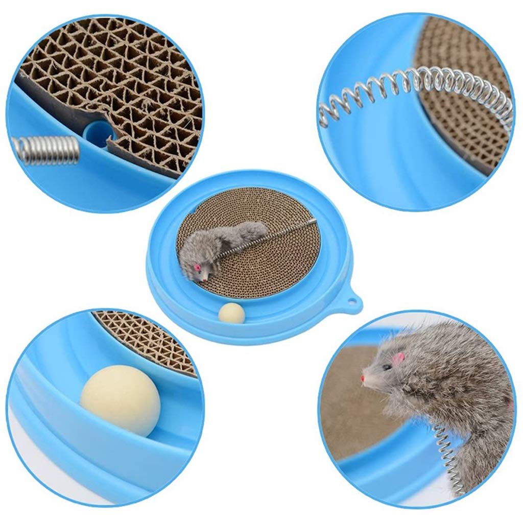 Interactive Cat Scratcher Toy with Ball