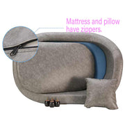 Elevated Wooden Pet Sofa Bed with Mattress Cover
