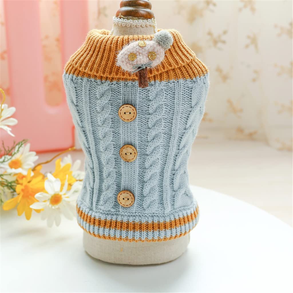 Cartoon Dog Knit Sweater Hoodie