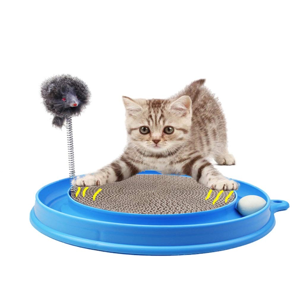 Interactive Cat Scratcher Toy with Ball