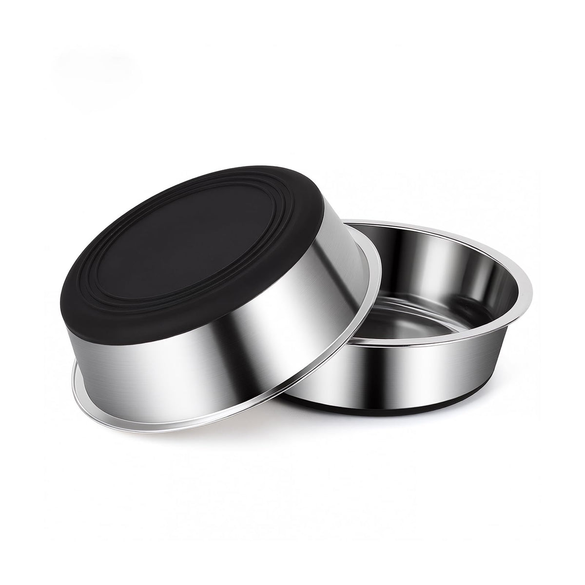 Heavy Duty Stainless Steel Dog Bowl with Non-Slip Base