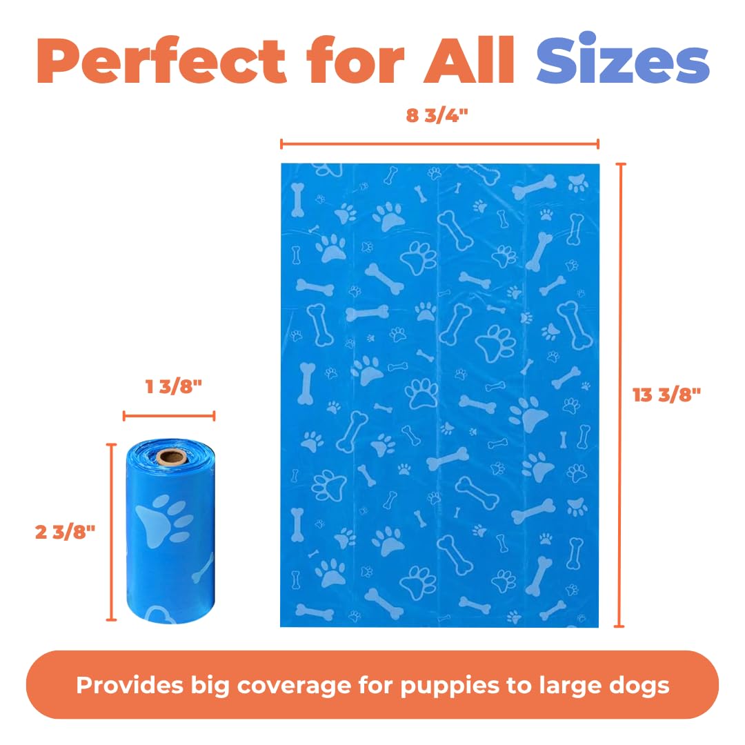 Leak-Proof Dog Poop Bags Roll Pack