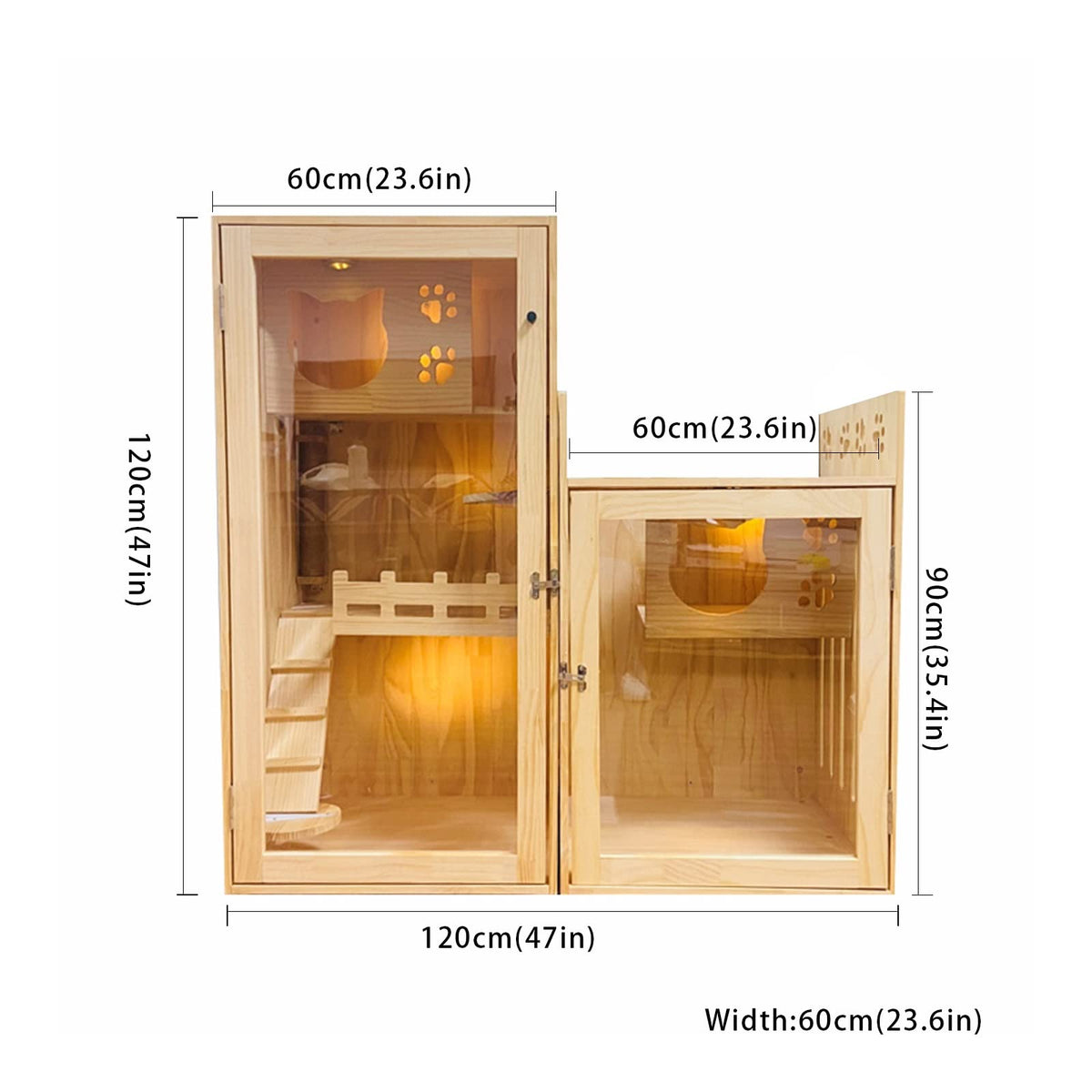 Large Cat Villa Cage House