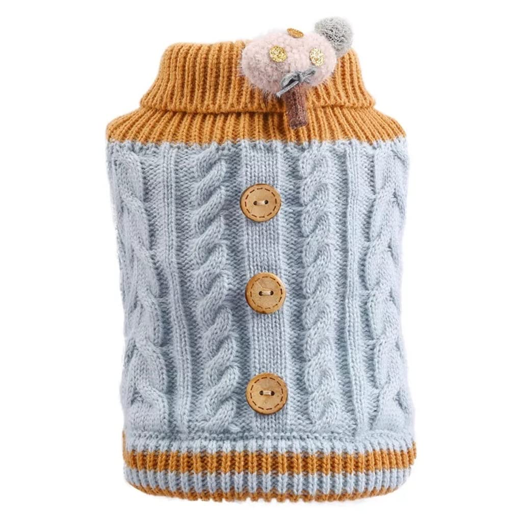 Cartoon Dog Knit Sweater Hoodie