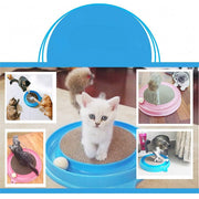 Interactive Cat Scratcher Toy with Ball
