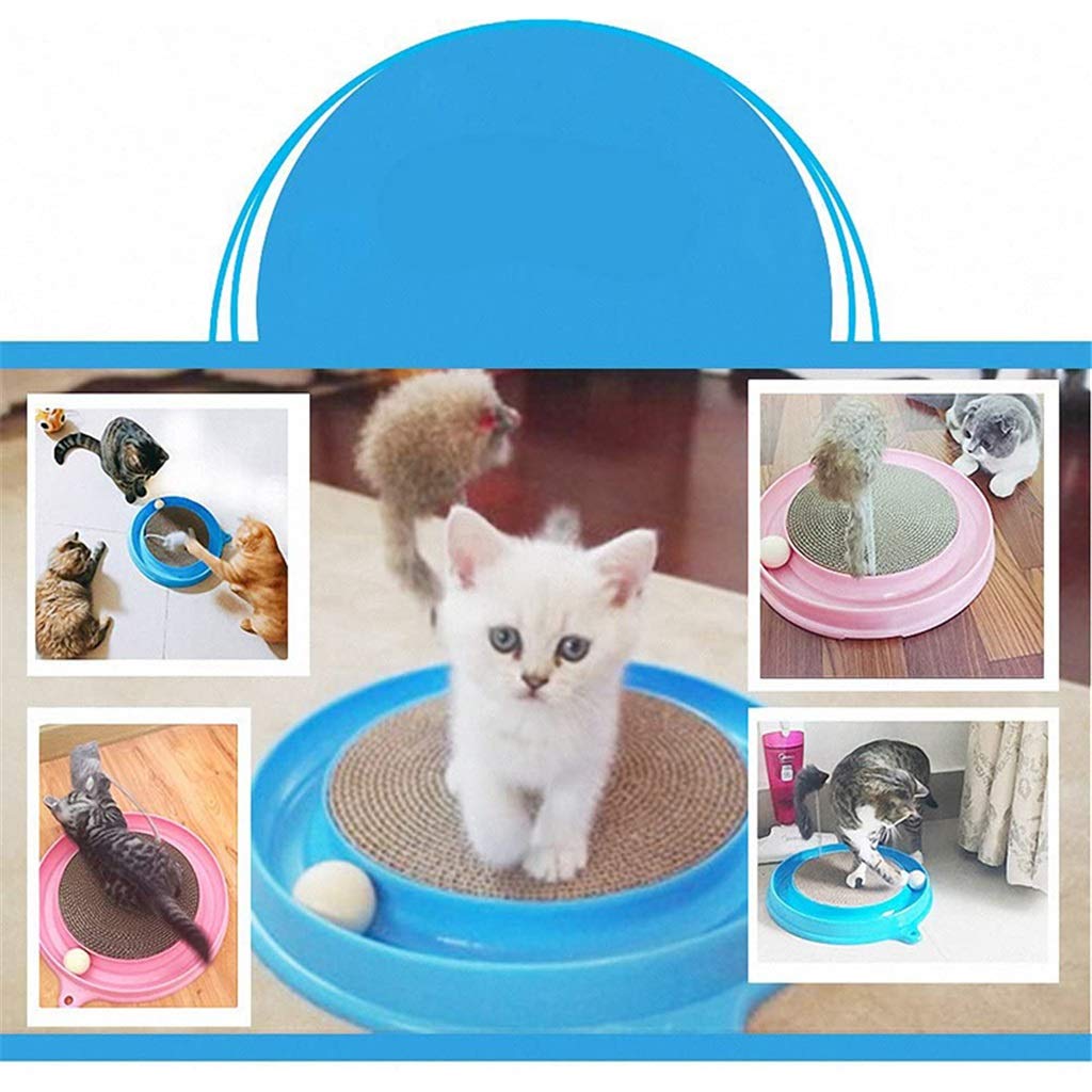 Interactive Cat Scratcher Toy with Ball