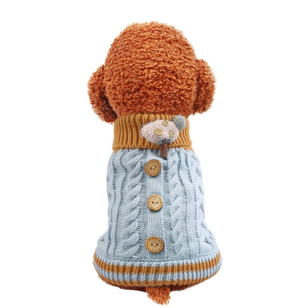 Cartoon Dog Knit Sweater Hoodie