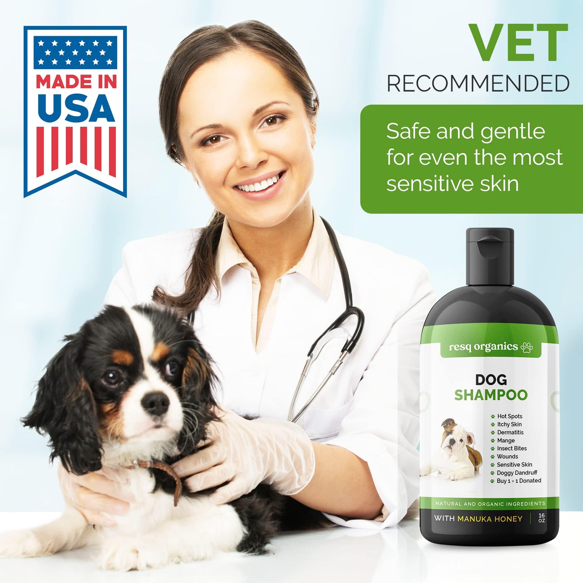 Hypoallergenic Dog Shampoo for Dry & Itchy Skin
