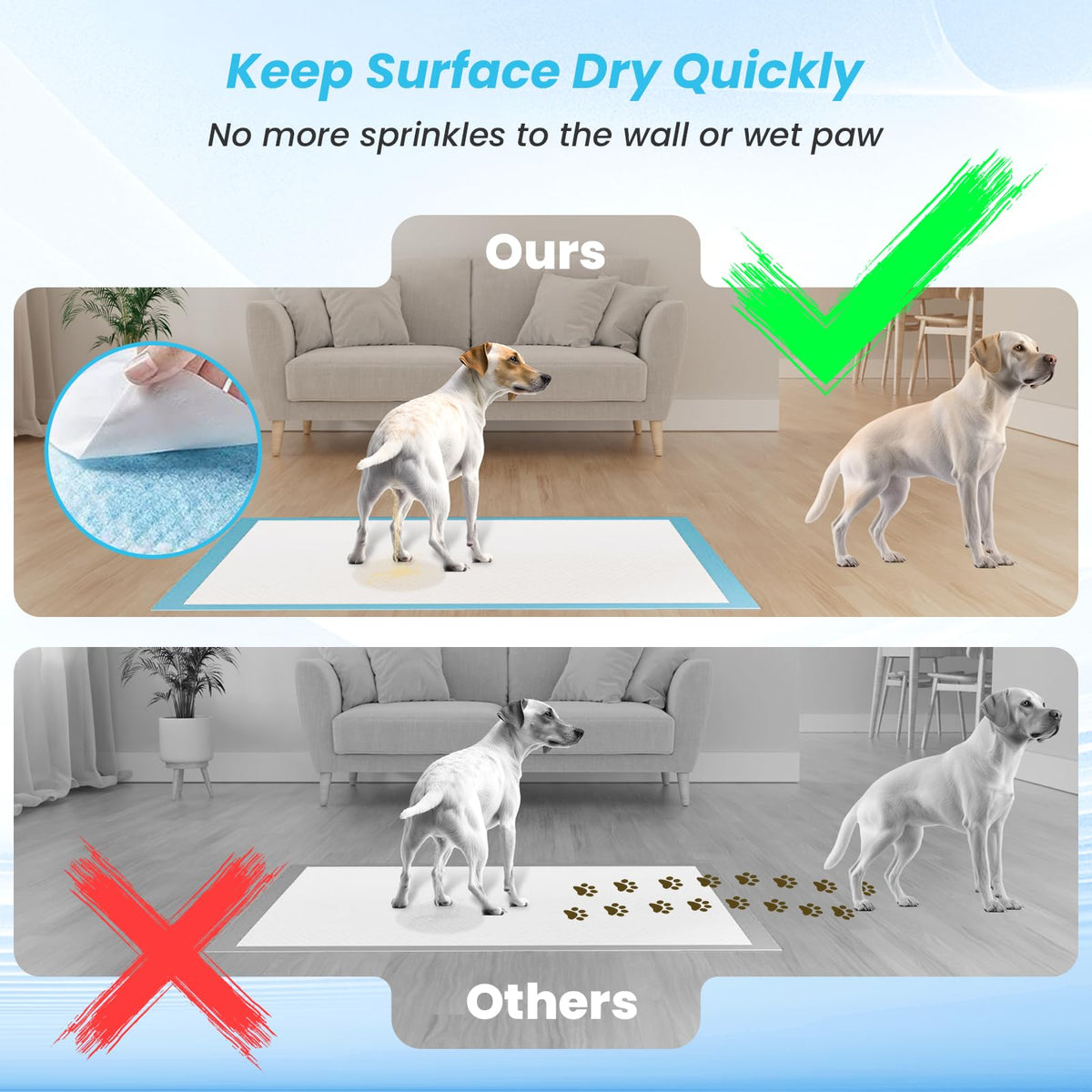 Extra Large Leak-Proof Puppy Training Pads