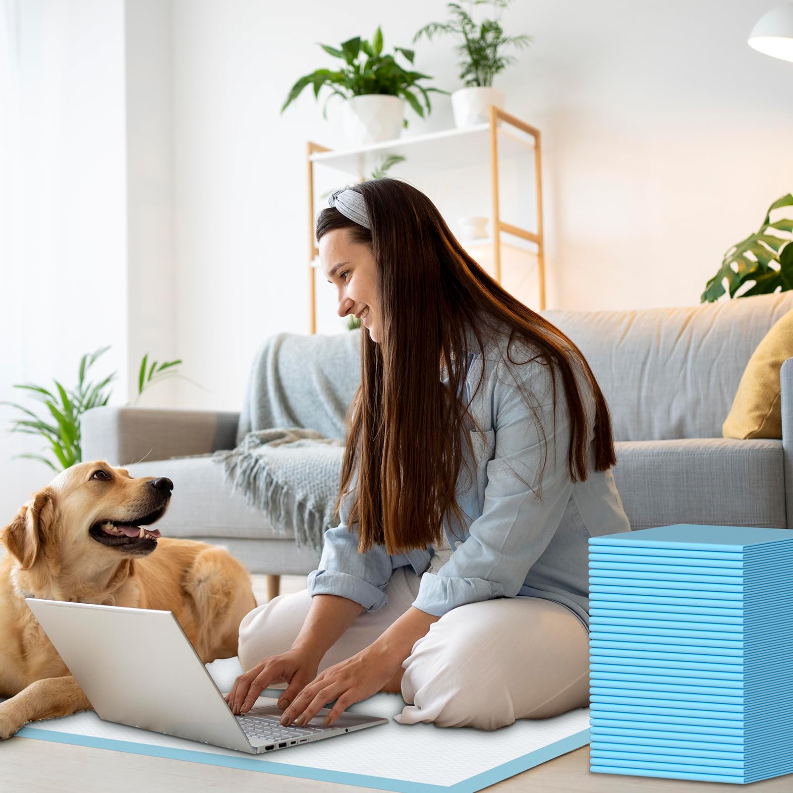 Leak-Proof Puppy Training Pads 60 Count