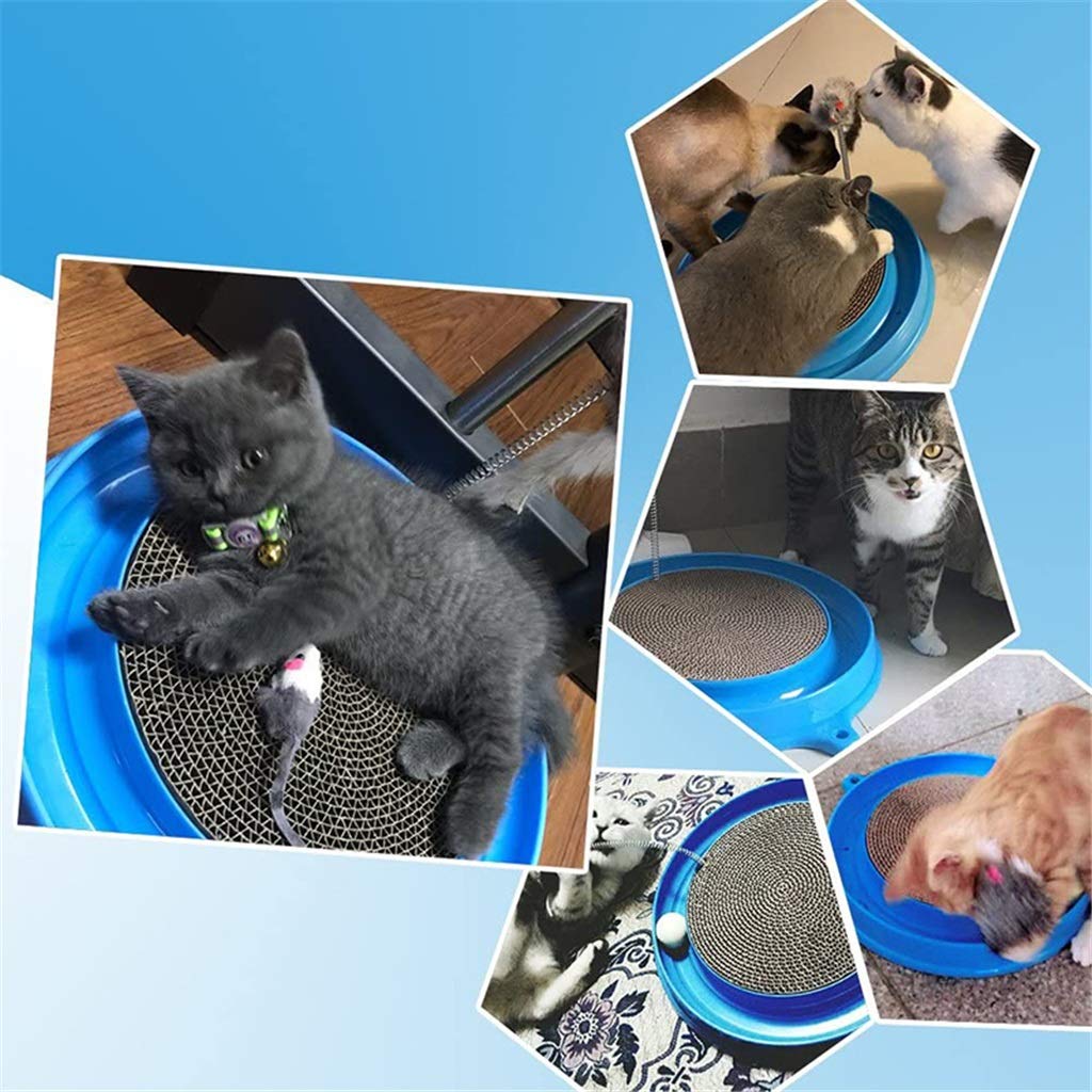 Interactive Cat Scratcher Toy with Ball