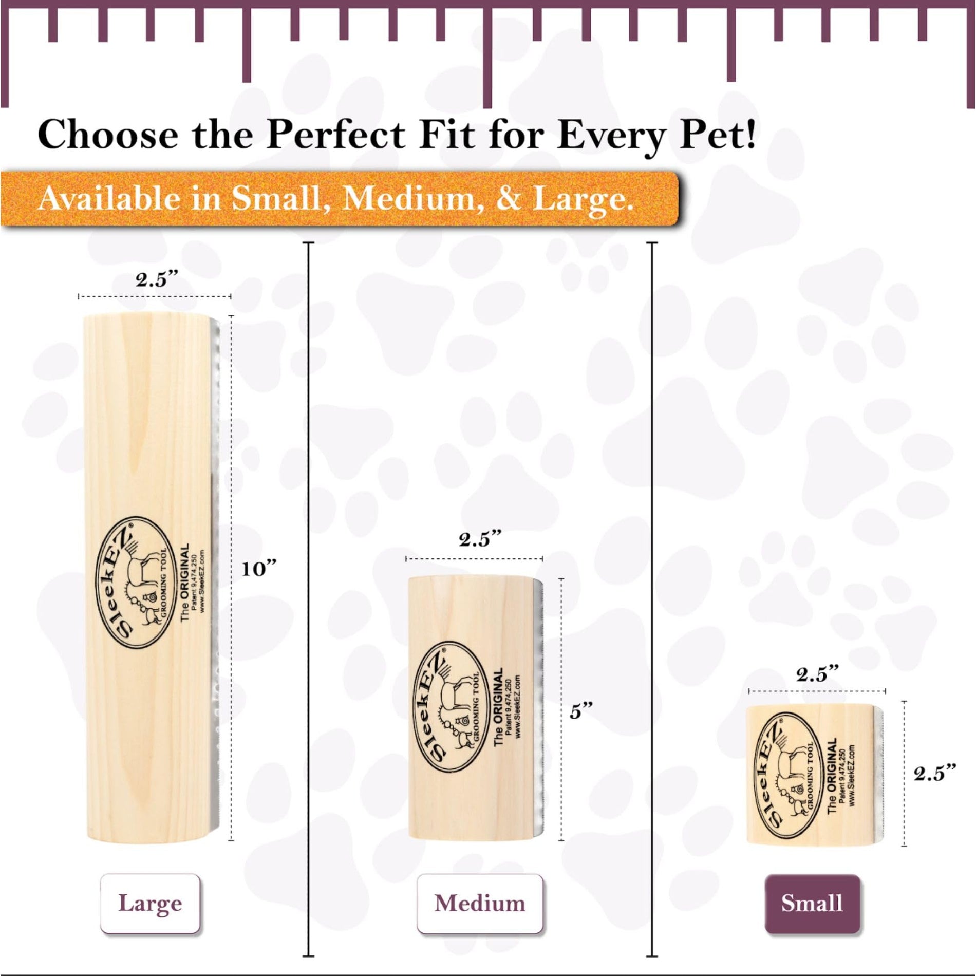 Pet Hair Removal Grooming Brush