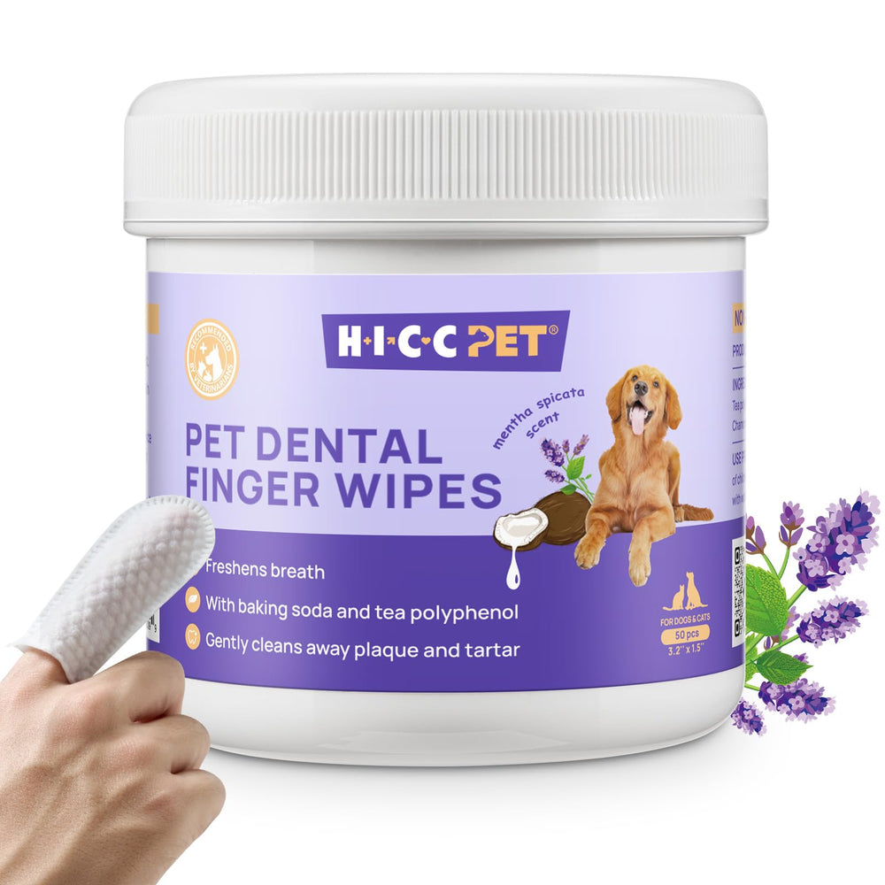 Pet Dental Cleaning Wipes for Dogs & Cats