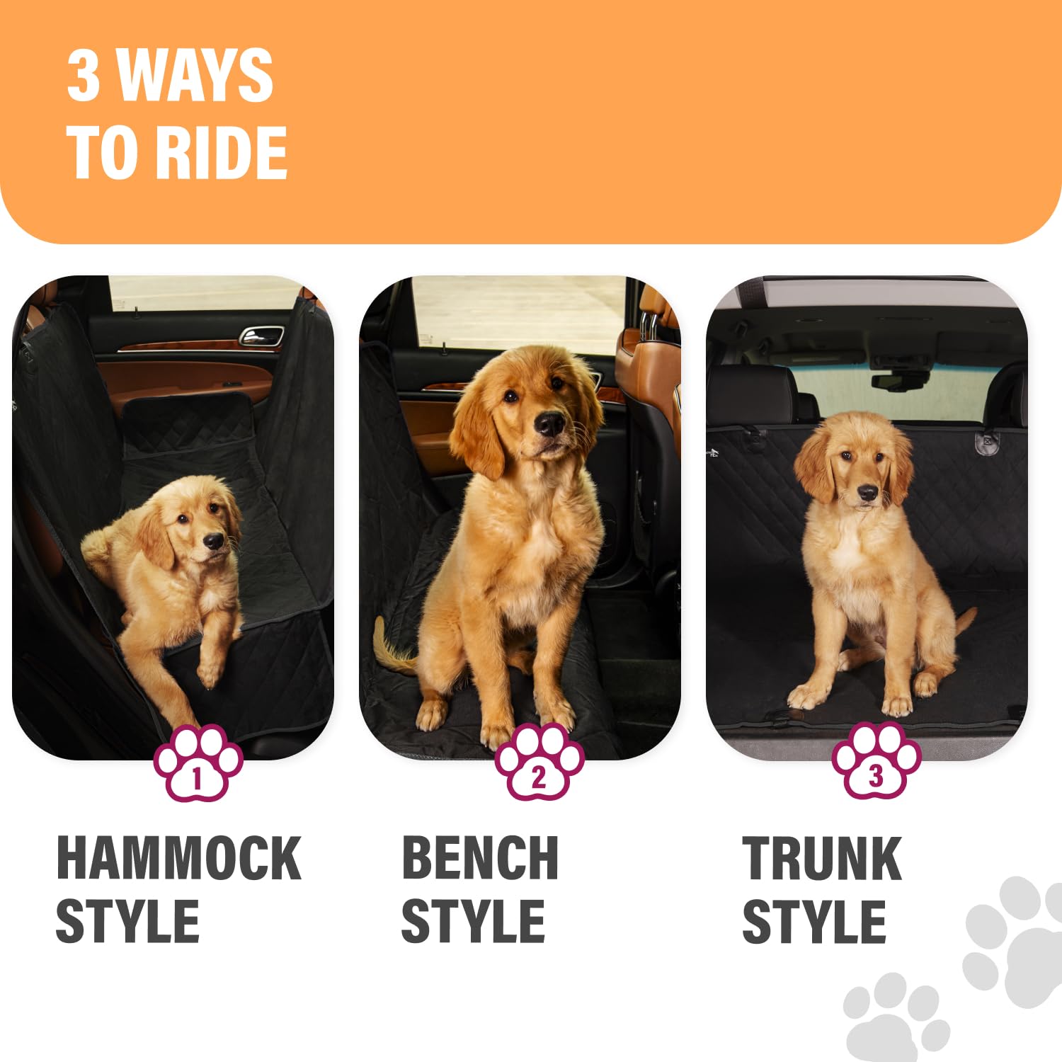 Waterproof Dog Car Seat Cover