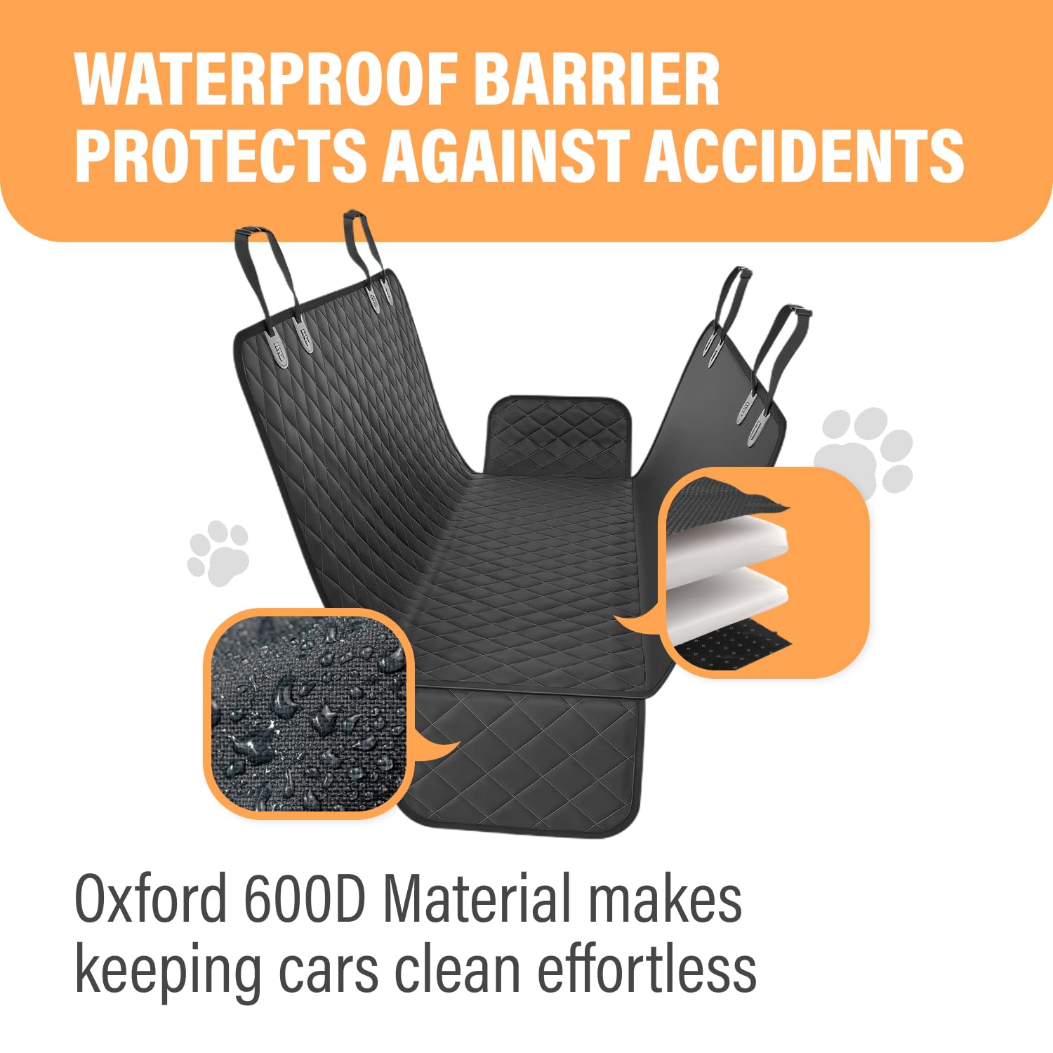 Waterproof Dog Car Seat Cover