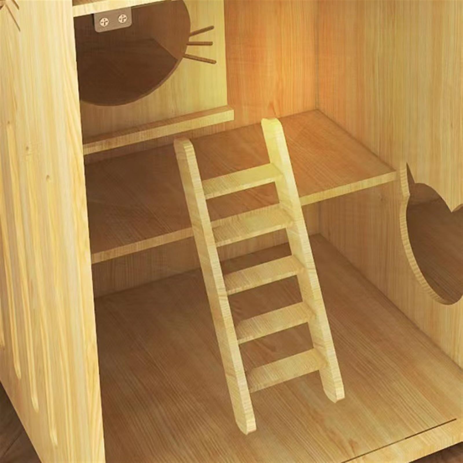 Luxury Wooden Cat Villa House