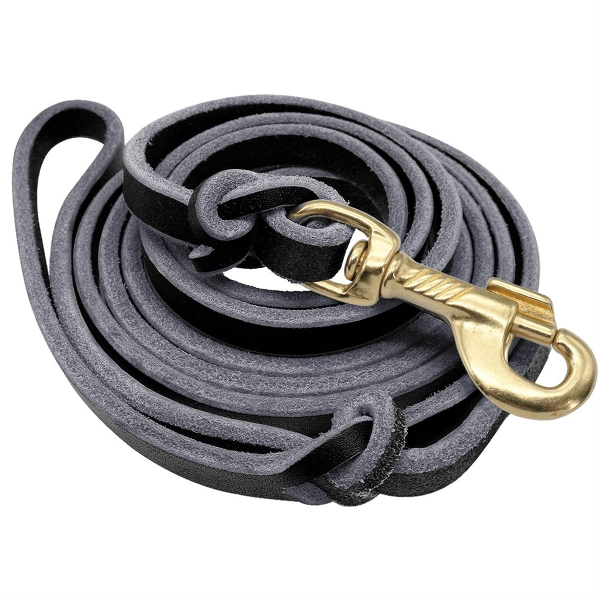 Leather Dog Training Leash for Large Dogs