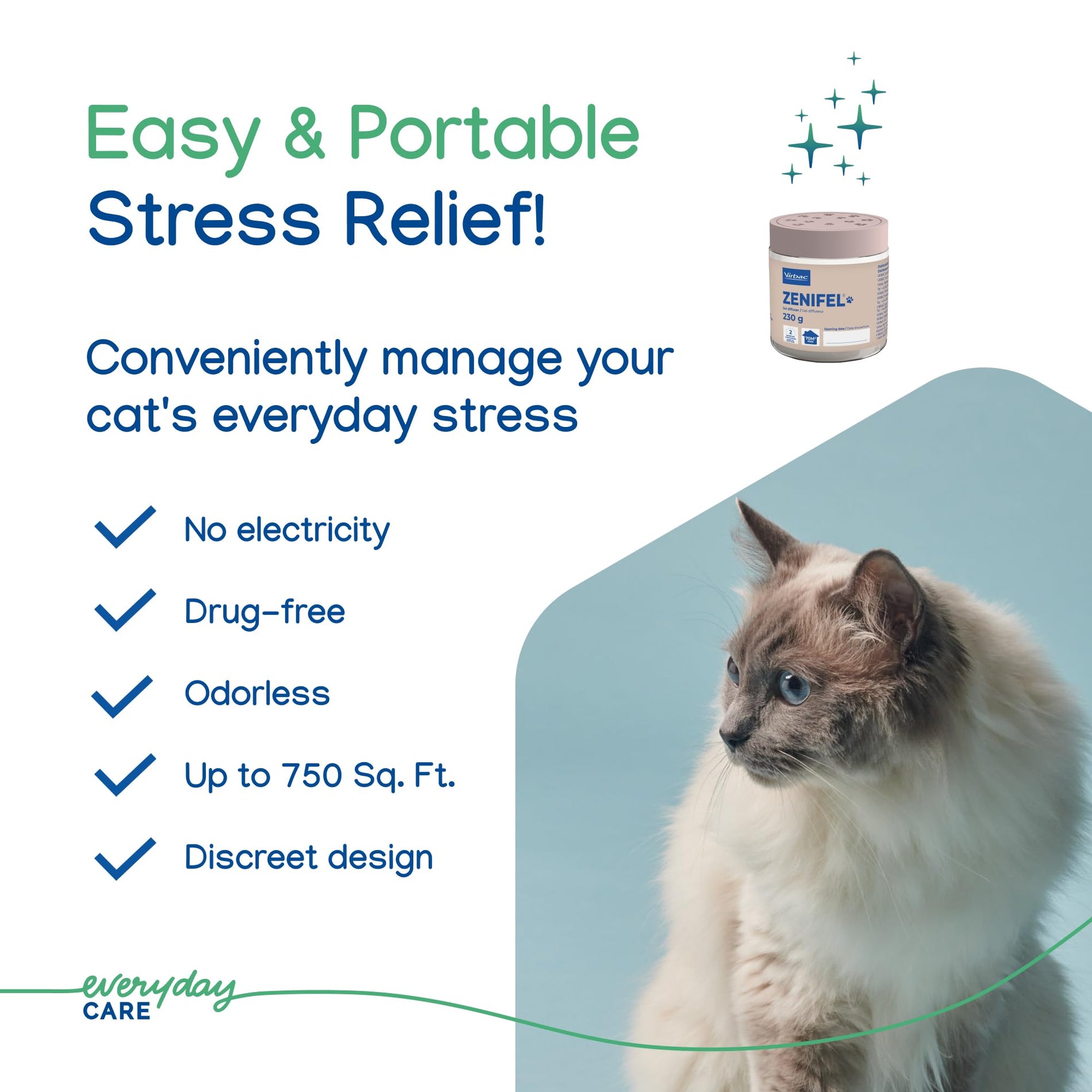 Cat Calming Gel Diffuser 2-Month Formula