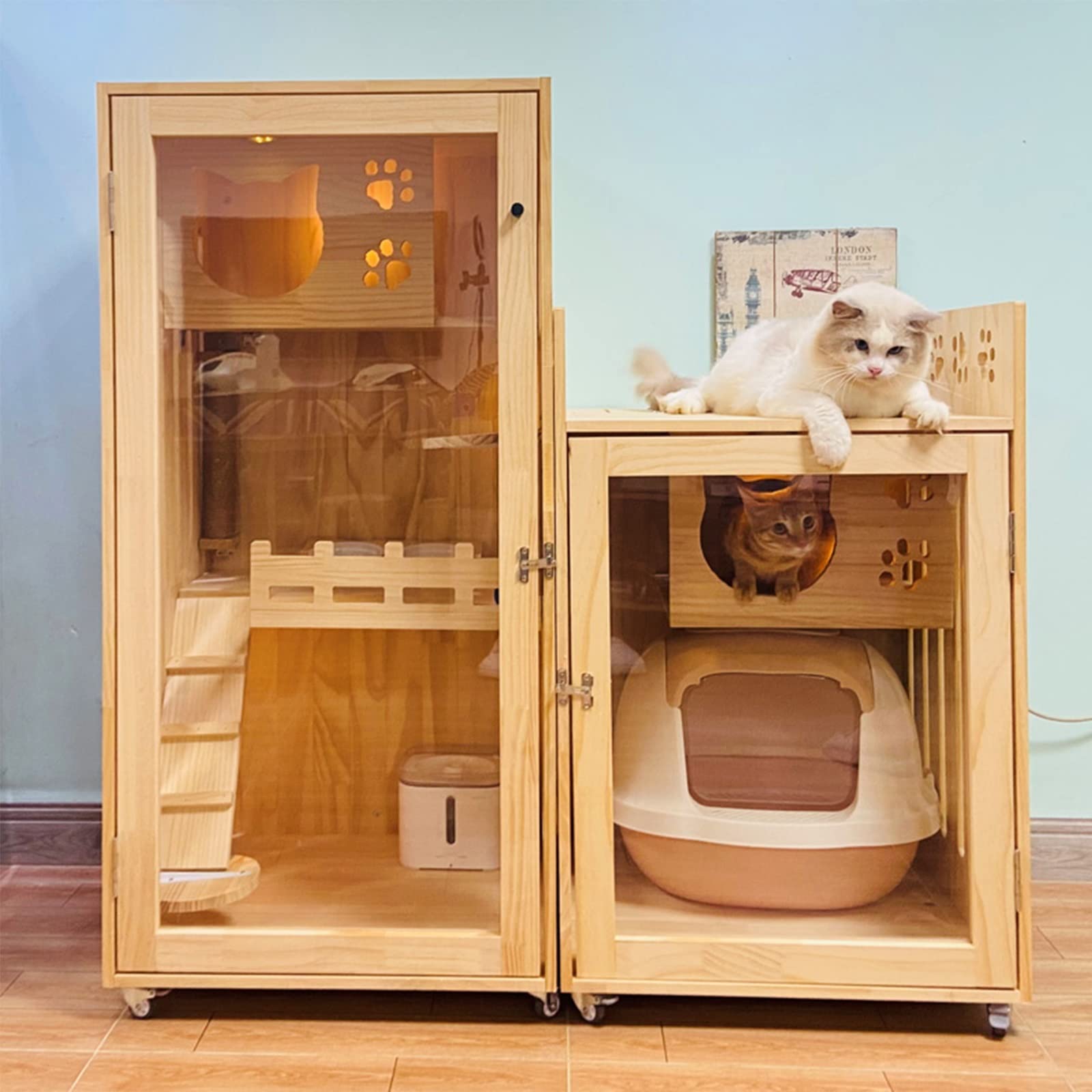 Large Cat Villa Cage House