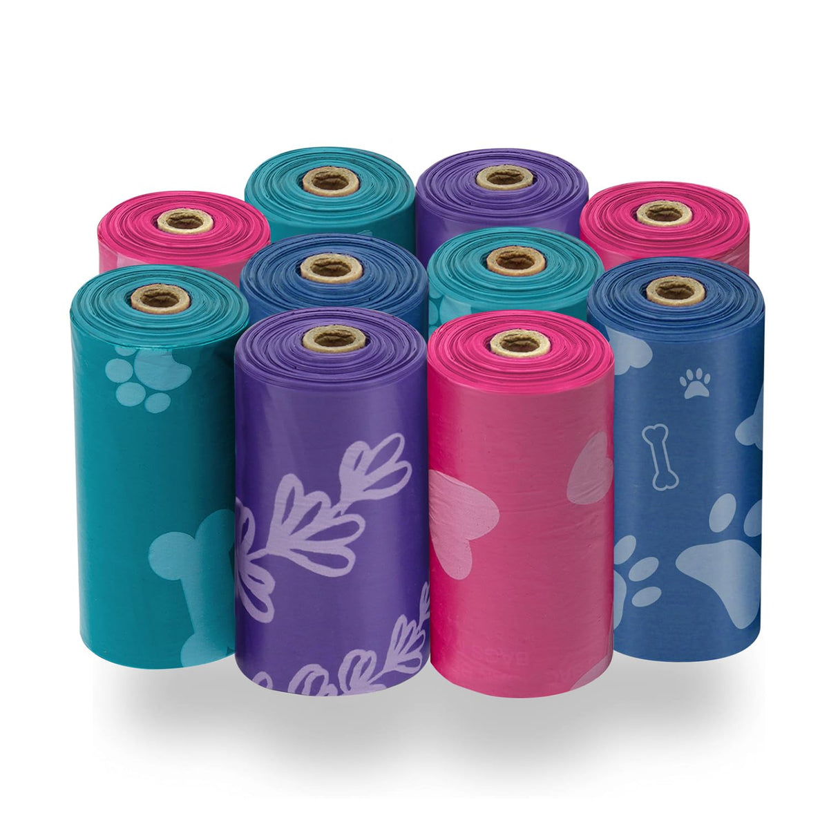 Leak-Proof Dog Poop Bags Roll Pack