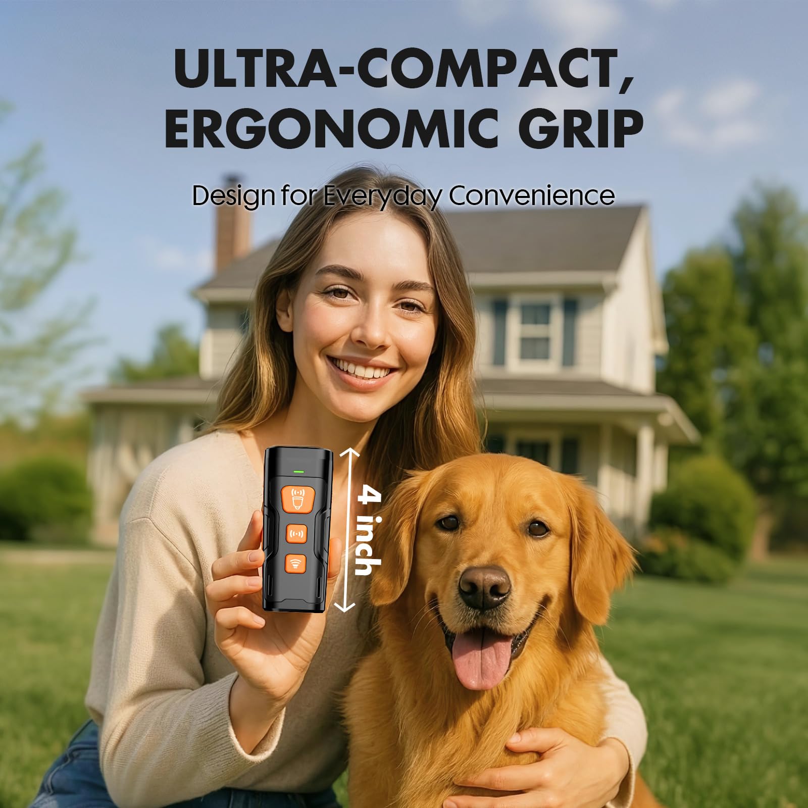 Ultrasonic Dog Bark Deterrent Device Rechargeable