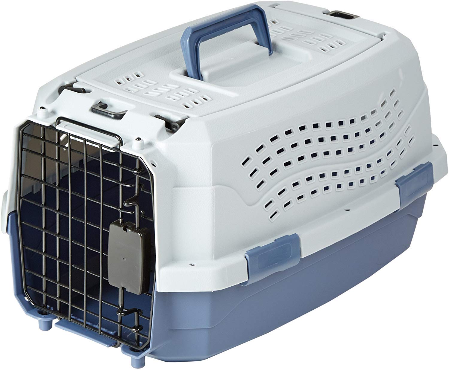 Plastic Pet Carrier with Secure Buckle