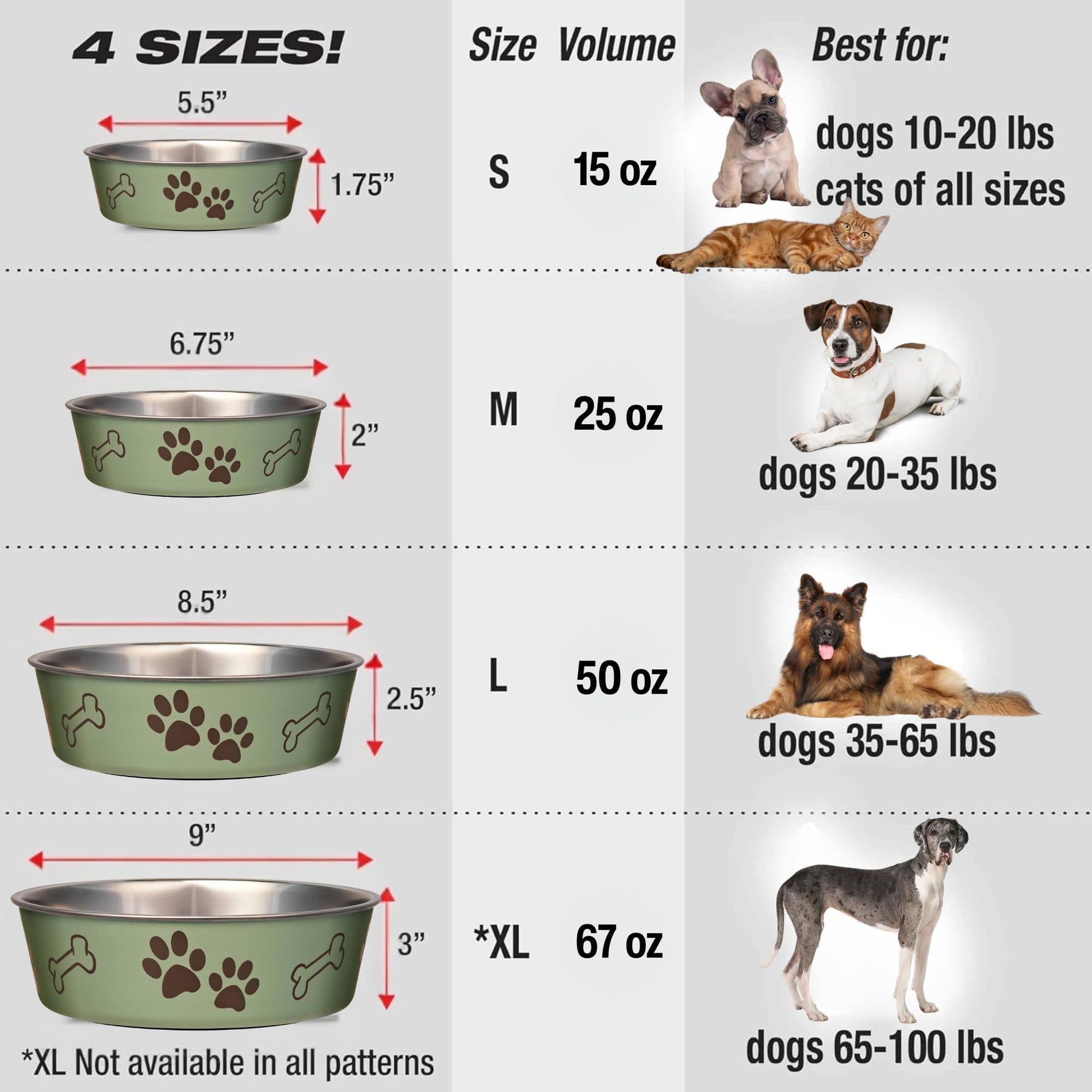 Stainless Steel Spill-Proof Pet Bowl