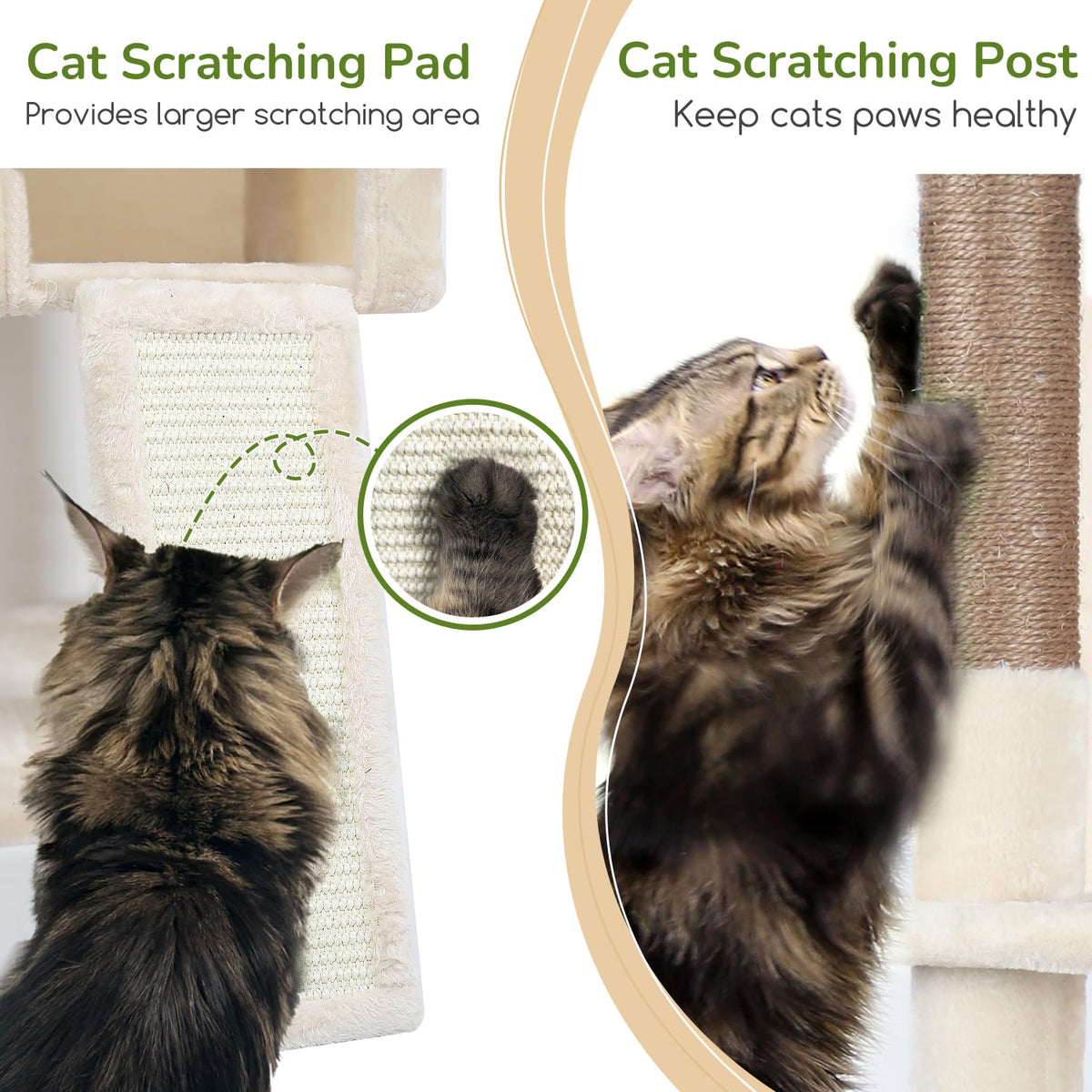 70" Heavy Duty Cat Tree Tower