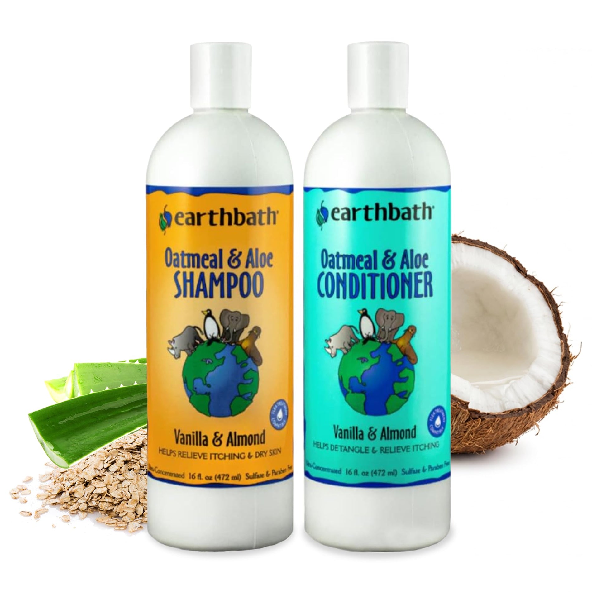 Vanilla & Almond Dog Shampoo & Conditioner Set