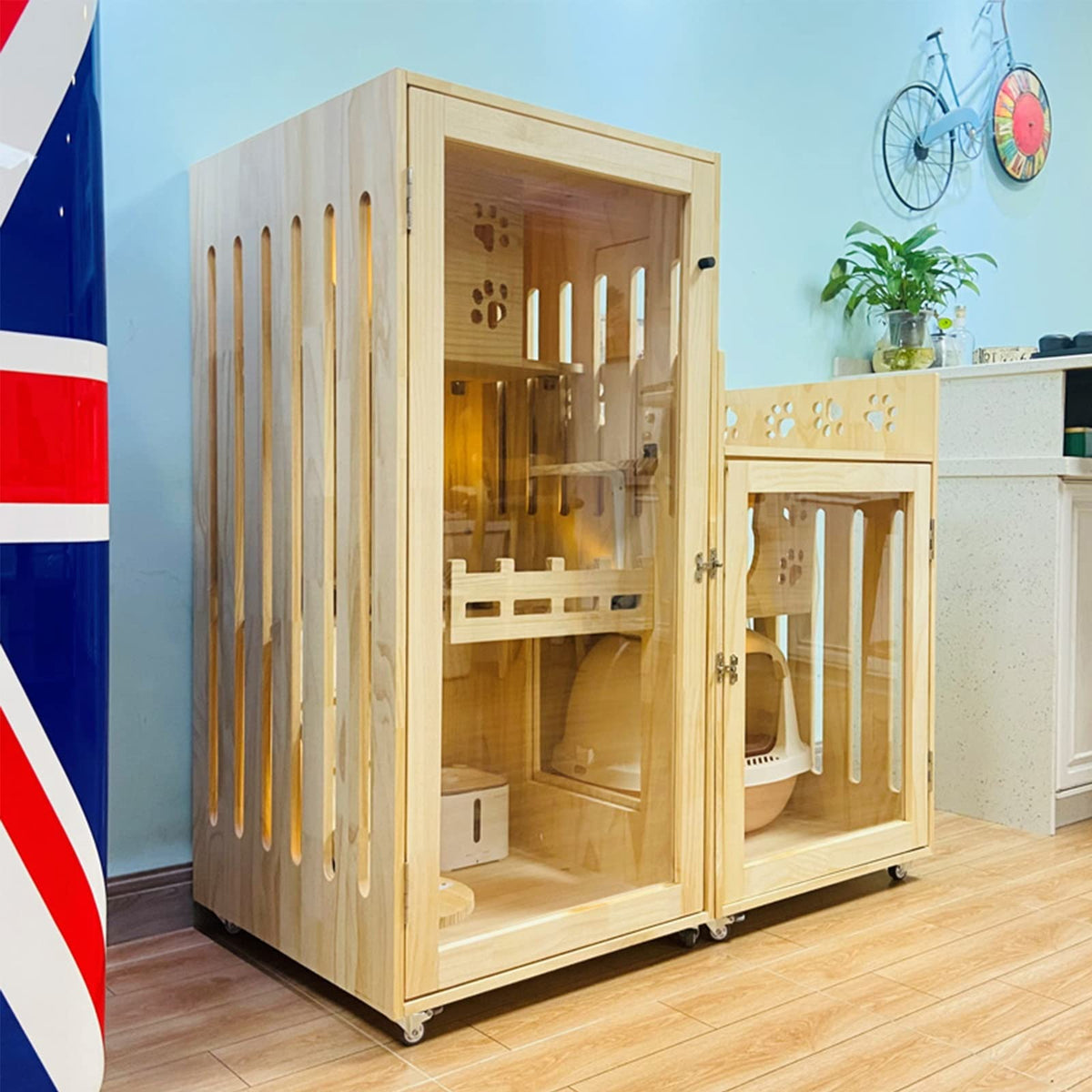 Large Cat Villa Cage House