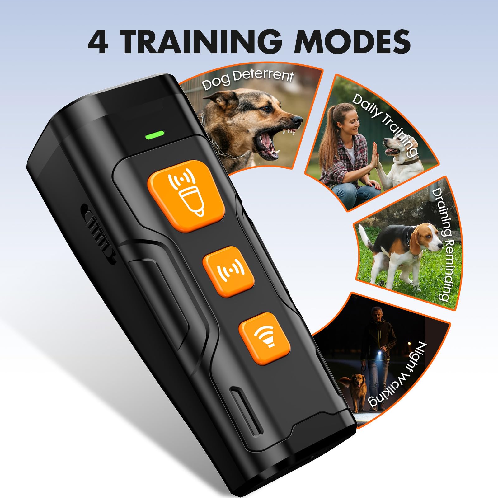 Ultrasonic Dog Bark Deterrent Device Rechargeable