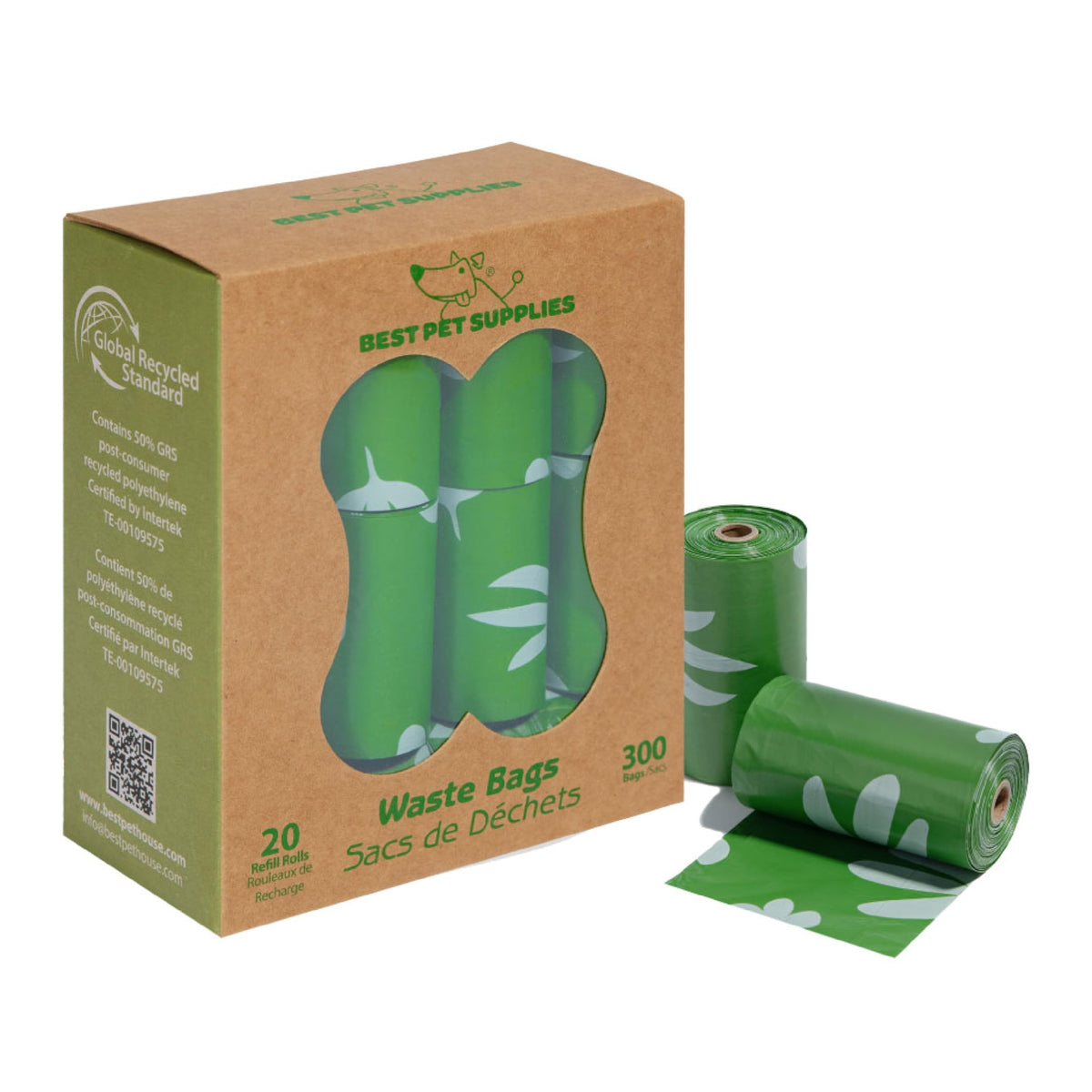Leak-Proof Dog Poop Bags Roll Pack