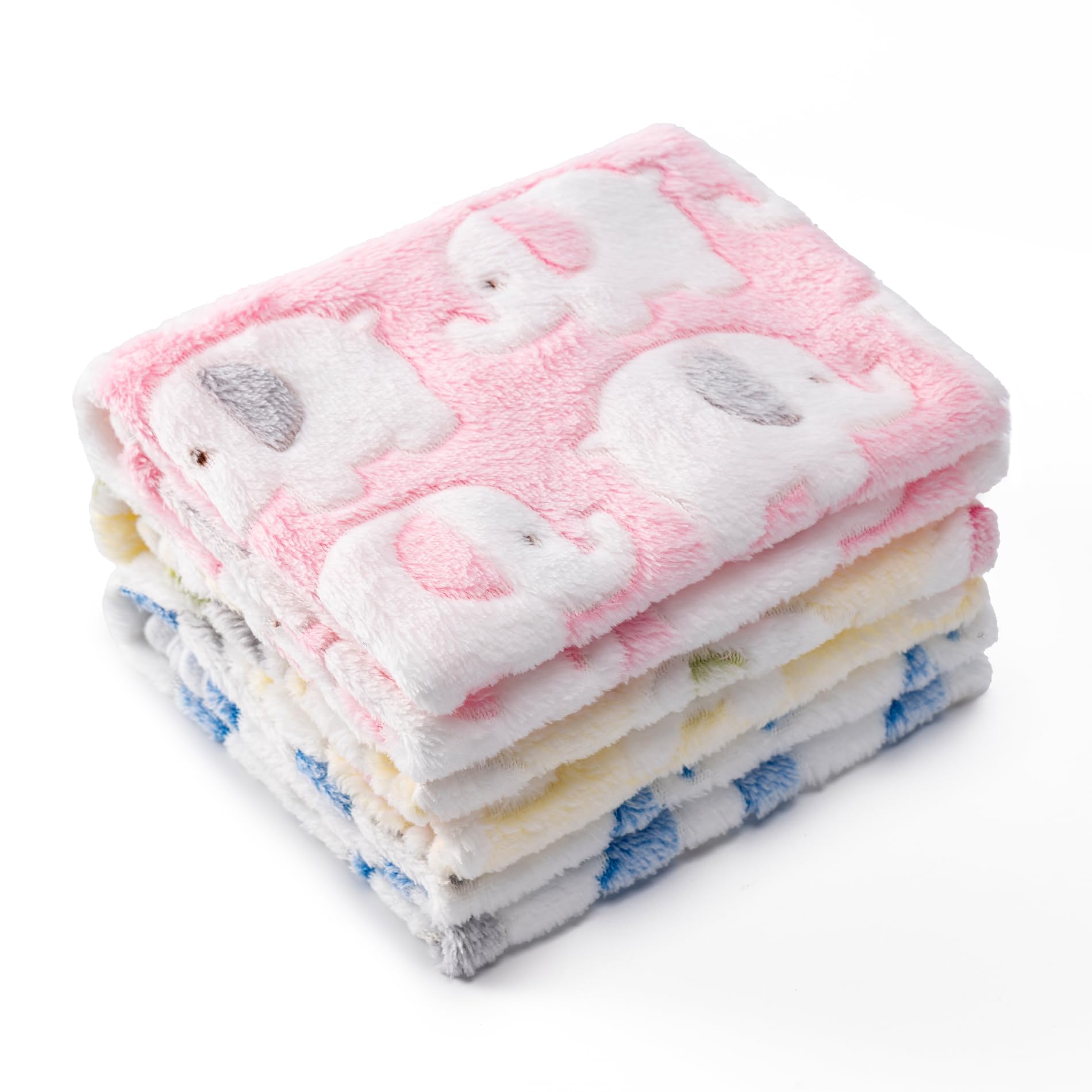 3-Pack Soft Fleece Pet Blankets