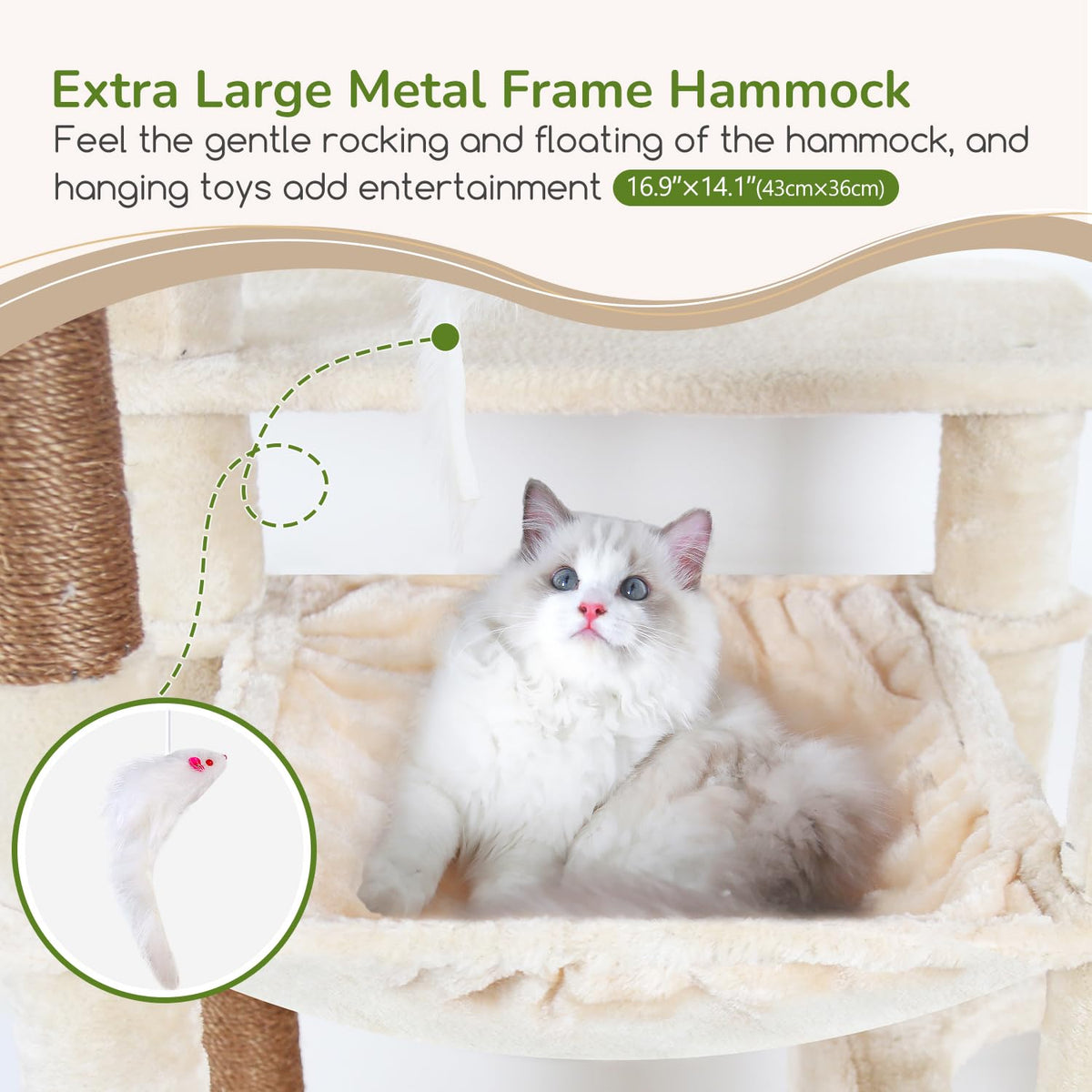 70" Heavy Duty Cat Tree Tower