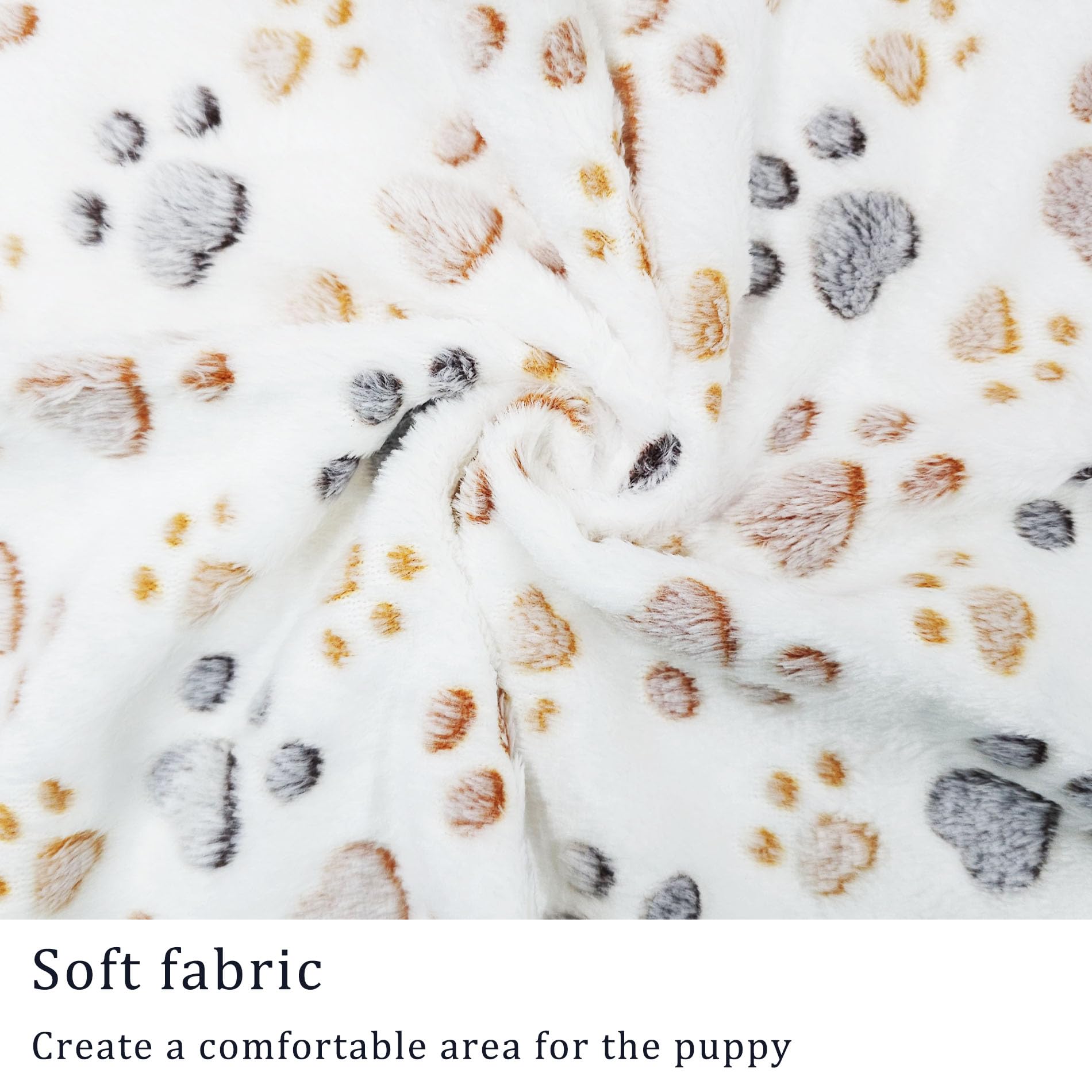 3-Pack Soft Fleece Pet Blankets